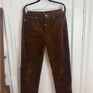 Banana Republic Brown Corduroy Pants